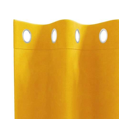 Zastore za zamračivanje s očicama 2 kom Mustard žuto baršun Cijena