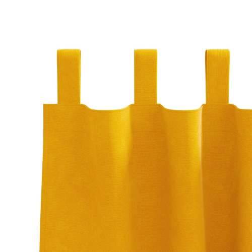 Zastore za zatamnjenje s petljama 2 kom Mustard žuti baršun Cijena