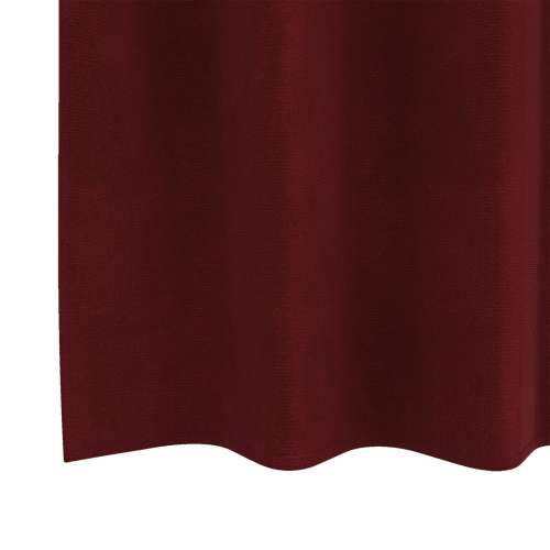 Zastore za zamračivanje s očicama 2 komada Bordo Baršun Cijena