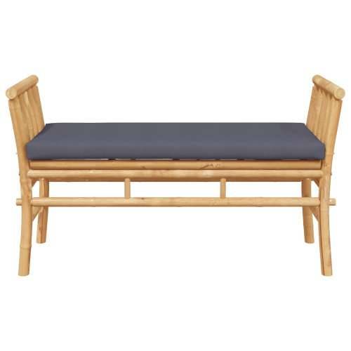 vanjska klupa s jastučićem, 110 cm od bambusa Cijena