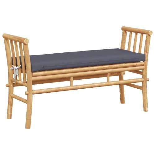 vanjska klupa s jastučićem, 110 cm od bambusa Cijena