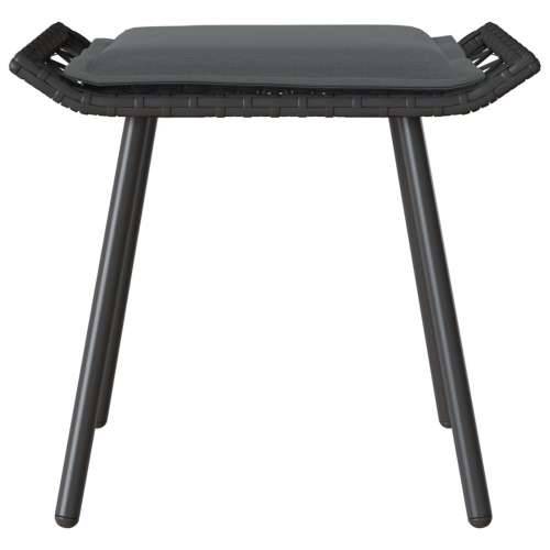 Vrtni stolci 2 kom Crni 50x40x45 cm Poliratan Cijena