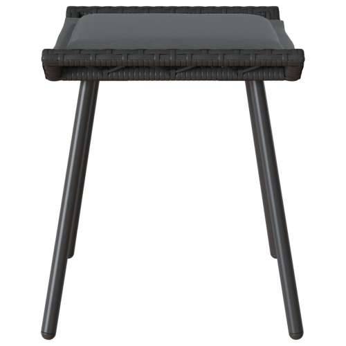Vrtni stolci 2 kom Crni 50x40x45 cm Poliratan Cijena