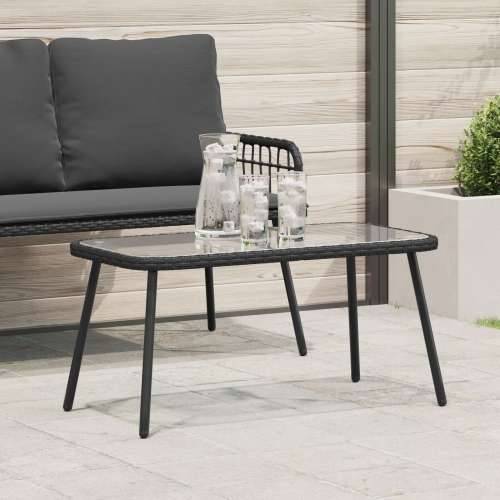 Stolić za kavu Crna 90x45x42 cm Poliratan Cijena