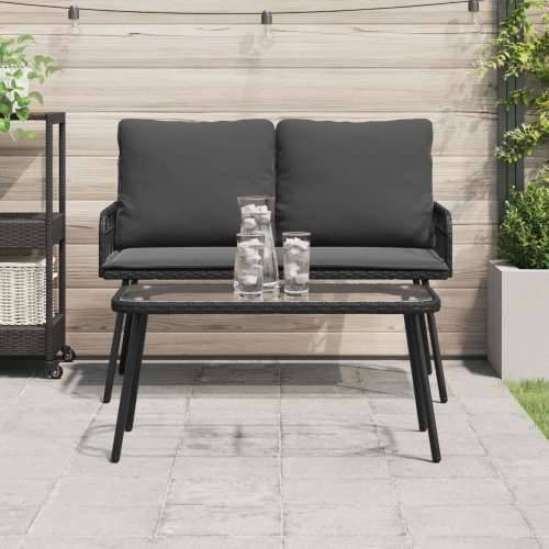 Stolić za kavu Crna 90x45x42 cm Poliratan Cijena