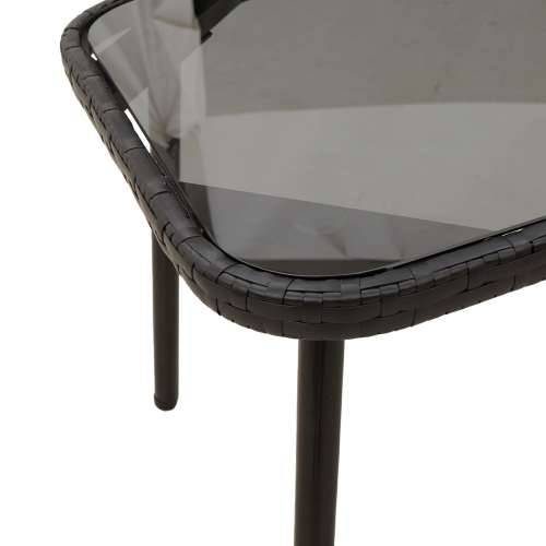 Stolić za kavu Crna 90x45x42 cm Poliratan Cijena