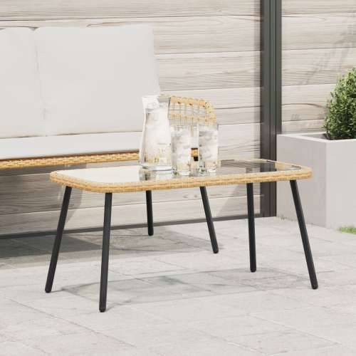 Stolić za kavu prirodni 90x45x42 cm Poli ratan Cijena