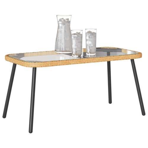 Stolić za kavu prirodni 90x45x42 cm Poli ratan Cijena