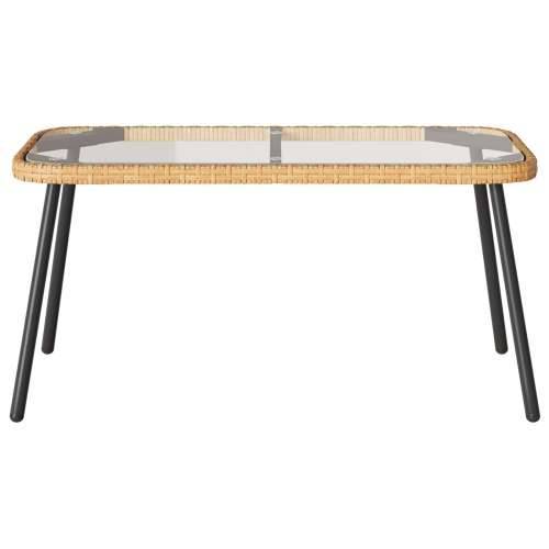 Stolić za kavu prirodni 90x45x42 cm Poli ratan Cijena
