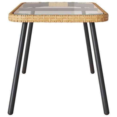 Stolić za kavu prirodni 90x45x42 cm Poli ratan Cijena