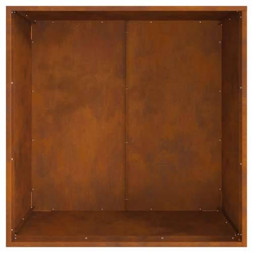 Ognjište Kvadratno 80x80x43 cm od Čelika otporan na vremenske uvjete Cijena