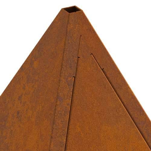 Vatra Ognjište Piramida 50x50x51 cm Čelik otporan na vremenske utjecaje Cijena