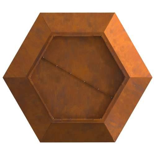 Ognjište Šesterokutno 100x100x28 cm Odabrano čelično Cijena