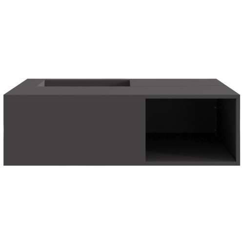 Ognjište s drvenim spremištem Crna 100x100x30 cm Čelik Cijena