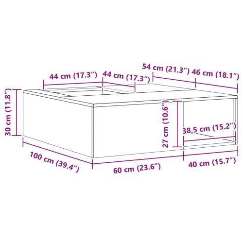 Ognjište s drvenim spremištem Crna 100x100x30 cm Čelik Cijena