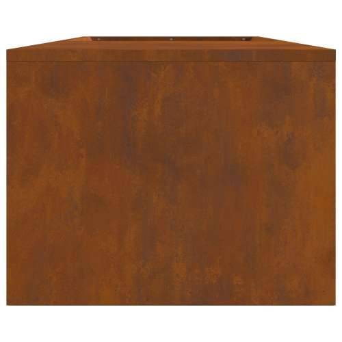 Ognjište s pohranom drva 160x45x35 cm od čelika otporne na vrijeme Cijena