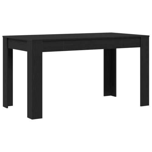 Blagovaonski Stol Crni Hrast 140x74,5x76 cm Od drveta Cijena