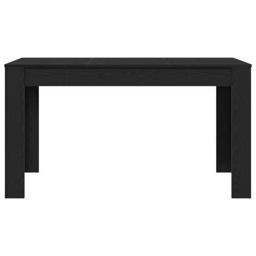 Blagovaonski Stol Crni Hrast 140x74,5x76 cm Od drveta Cijena