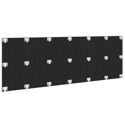 zidna glava kreveta iz crnog hrasta 240x1.5x80 cm napravljena od inženjerskog drva Cijena
