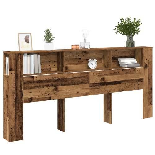 Kabinet uzglavlja Stari drveni 220x18,5x104,5 cm Cijena