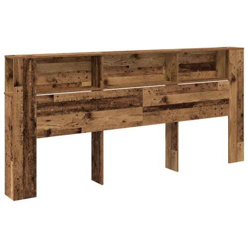 Kabinet uzglavlja Stari drveni 220x18,5x104,5 cm Cijena
