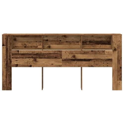 Kabinet uzglavlja Stari drveni 220x18,5x104,5 cm Cijena