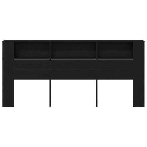 Glava kreveta Ormar Crni Hrast 220x18,5x104,5 cm Cijena