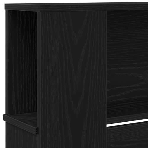 Glava kreveta Ormar Crni Hrast 220x18,5x104,5 cm Cijena