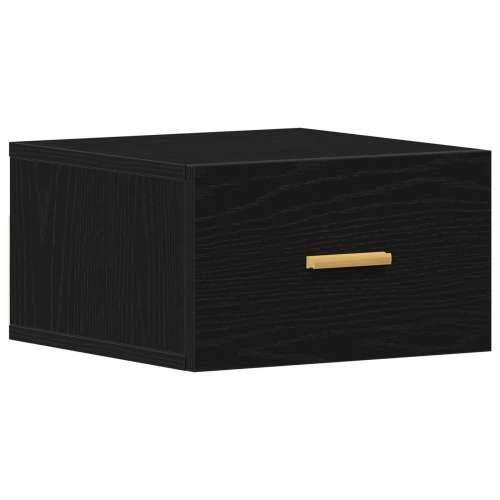 Zidni noćni ormarić 2 kom Crni hrast 35x35x20 cm Cijena