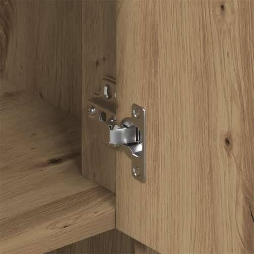 zidni ormar umjetni hrast 80x33x80 cm kompozitno drvo Cijena