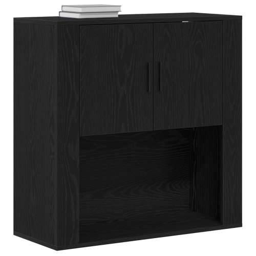 ormar za zid crni hrast 80x33x80 cm konstruirano drvo Cijena