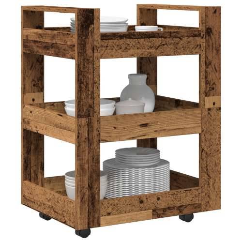 Kolica za kuhinju Staro drvo 60x45x80 cm Uređeno drvo Cijena