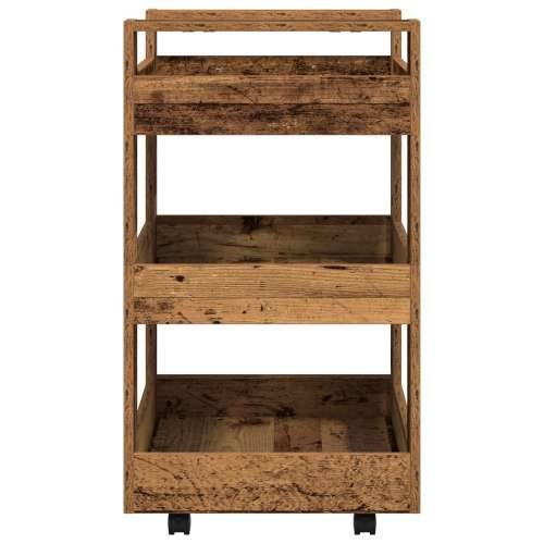 Kolica za kuhinju Staro drvo 60x45x80 cm Uređeno drvo Cijena