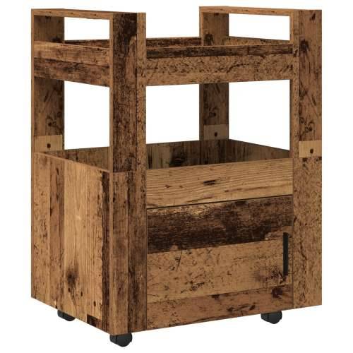 Kolica za kuhinju Staro drvo 60x45x80 cm Konstruirano drvo Cijena