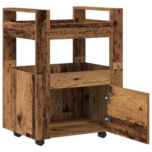 Kolica za kuhinju Staro drvo 60x45x80 cm Konstruirano drvo Cijena
