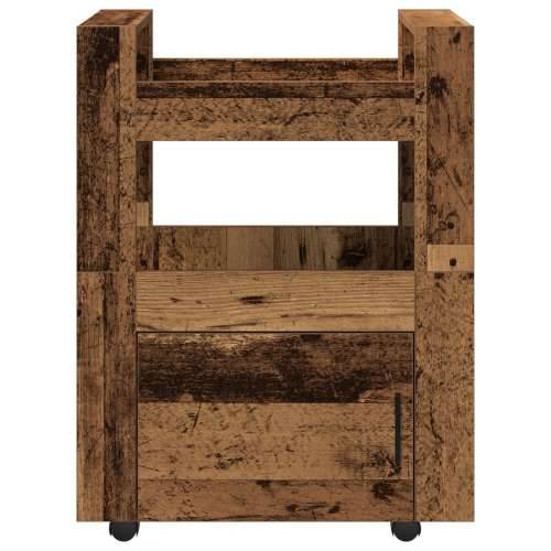 Kolica za kuhinju Staro drvo 60x45x80 cm Konstruirano drvo Cijena