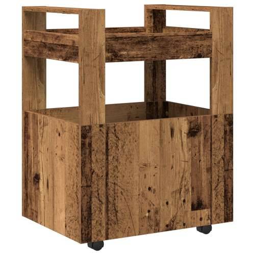 Kolica za kuhinju Staro drvo 60x45x80 cm Konstruirano drvo Cijena