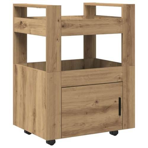 Kuhinjski kolica Artisan Oak 60x45x80 cm Konstruirano drvo Cijena