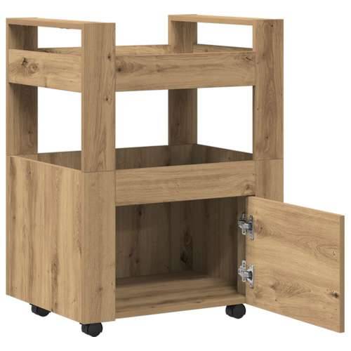 Kuhinjski kolica Artisan Oak 60x45x80 cm Konstruirano drvo Cijena