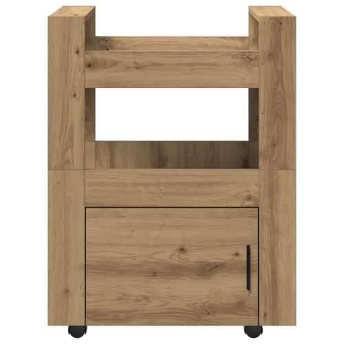 Kuhinjski kolica Artisan Oak 60x45x80 cm Konstruirano drvo Cijena