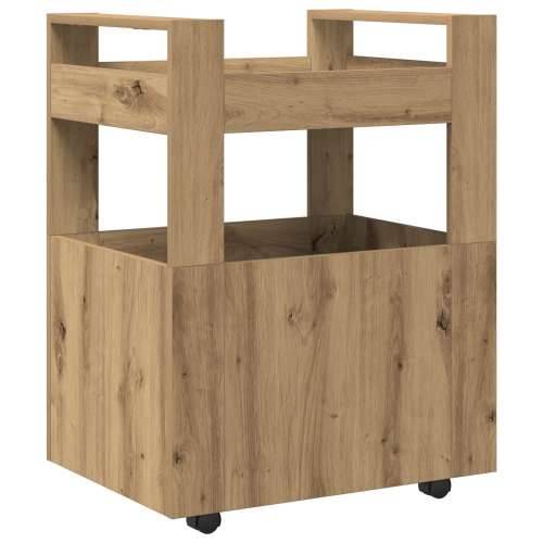Kuhinjski kolica Artisan Oak 60x45x80 cm Konstruirano drvo Cijena
