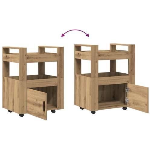 Kuhinjski kolica Artisan Oak 60x45x80 cm Konstruirano drvo Cijena