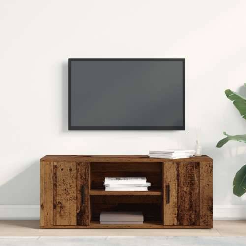 TV ormarić staro drvo 100x35x40 cm inženjerska drvo Cijena