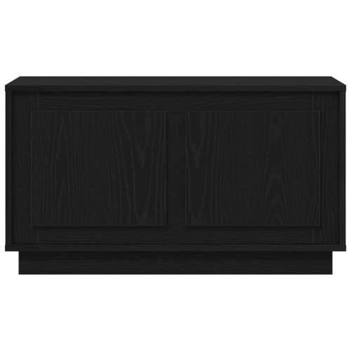 TV komoda Crna Hrast 80x35x45 cm Odabrana drva Cijena