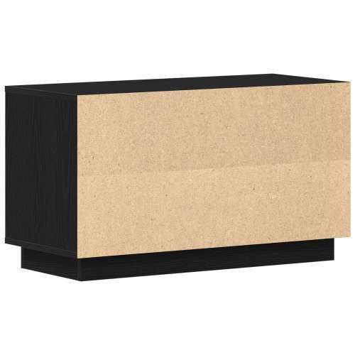 TV komoda Crna Hrast 80x35x45 cm Odabrana drva Cijena