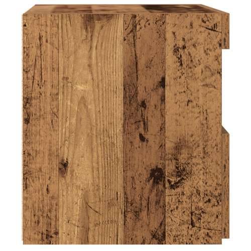 Noćni ormarić s LED svjetlima od starog drva 50x40x45 cm Cijena