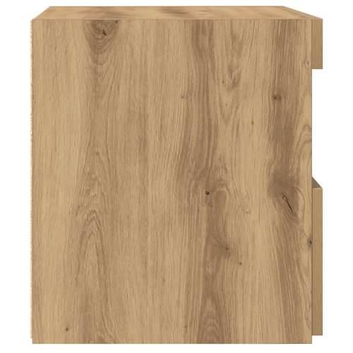 Noćni ormarići s LED svjetlima 2 komada Artisan hrast 50x40x45 cm Cijena