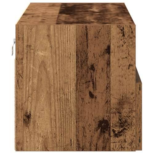 TV zidna jednostavna ormarić stari drvo 100x30x30 cm konstruirano drvo Cijena