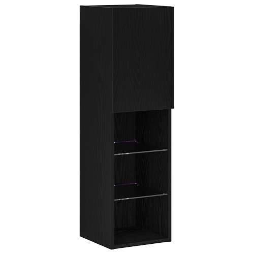 LED TV Kabal Crna Hrast 30,5x30x102 cm Konstruirano drvo Cijena