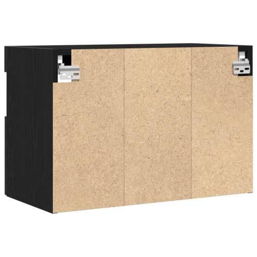 TV zidna komoda s LED svjetlima Crni hrast 60x30x40 cm Cijena